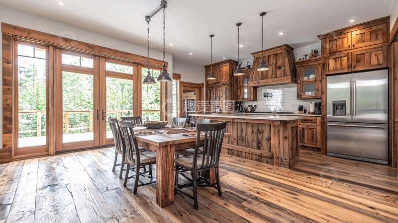 高清大图下载【趣麦麦图】乡村风格厨房