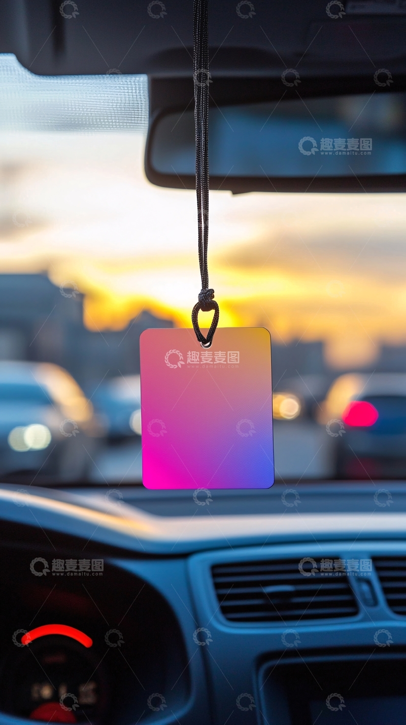 高清大图下载【趣麦麦图】车内后视镜挂件