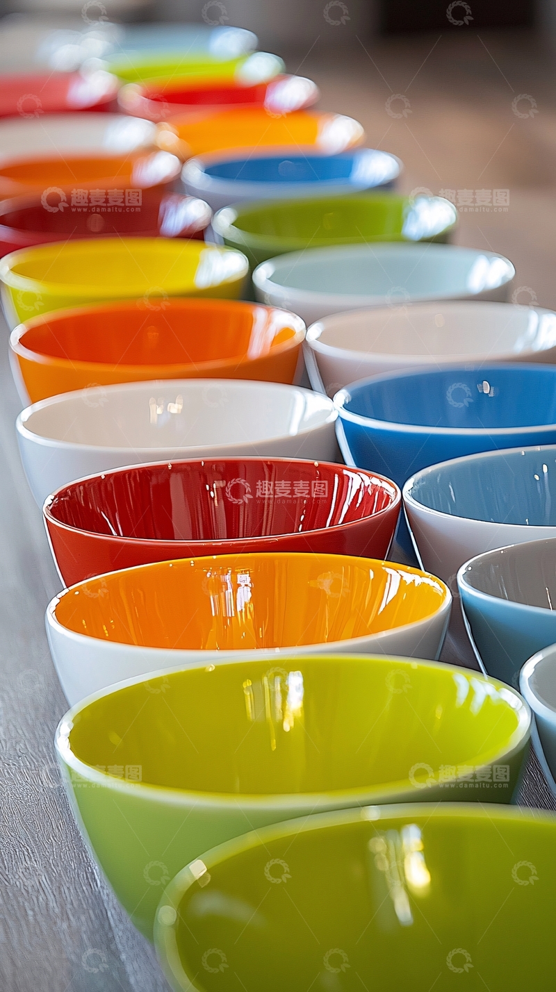 高清大图下载【趣麦麦图】彩色碗