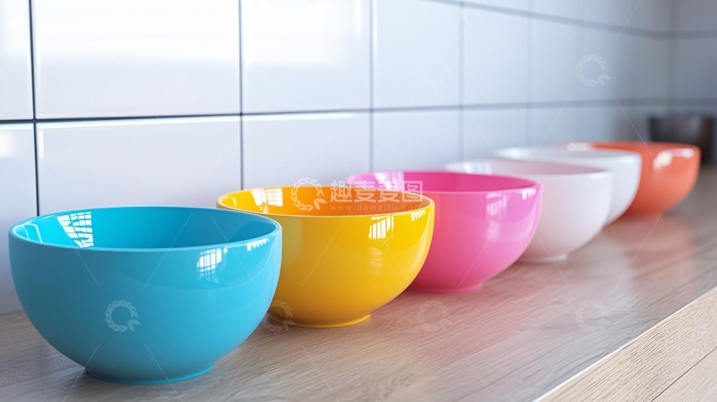 高清大图下载【趣麦麦图】彩色碗