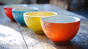 彩色陶瓷碗
