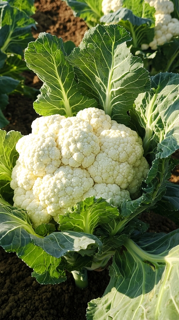 新鲜饱满的花椰菜