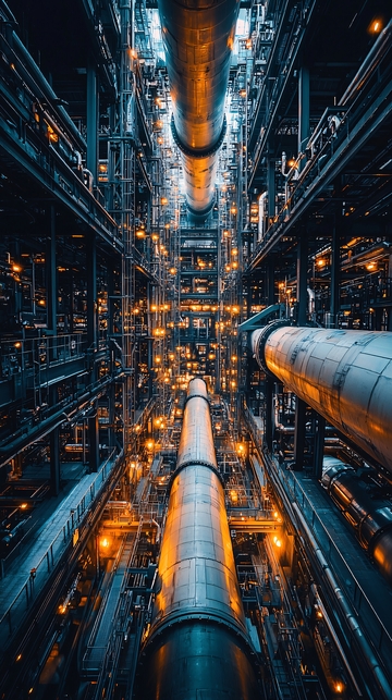 工业管道内部结构