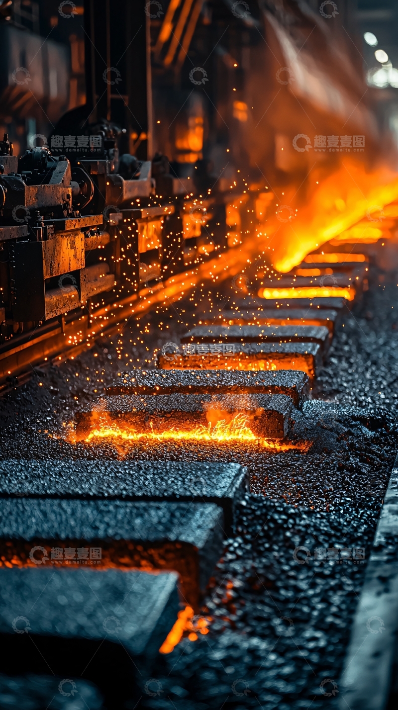 高清大图下载【趣麦麦图】钢铁工业