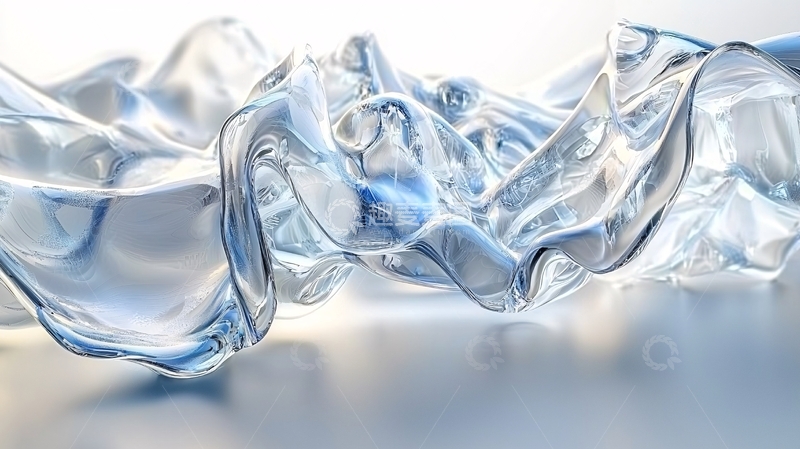 高清大图下载【趣麦麦图】清澈透明的液体波纹
