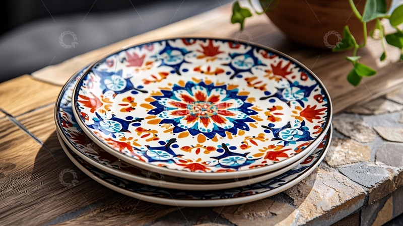 高清大图下载【趣麦麦图】手绘餐盘