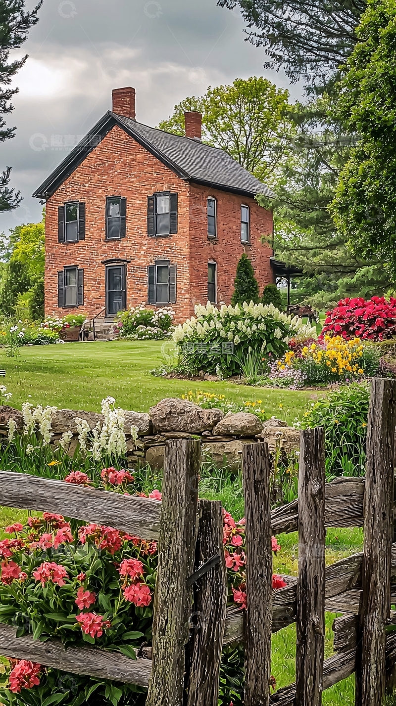 高清大图下载【趣麦麦图】红砖农舍