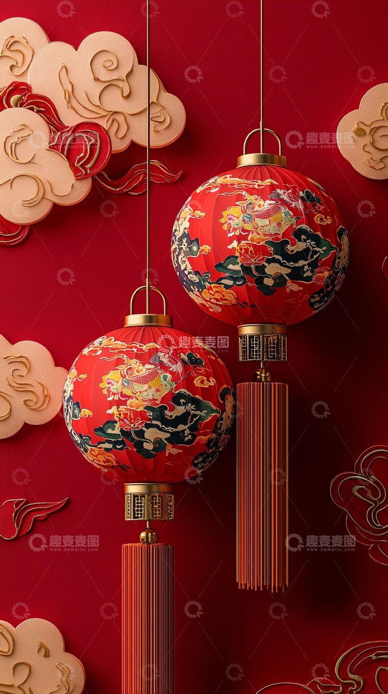 高清大图下载【趣麦麦图】红灯笼