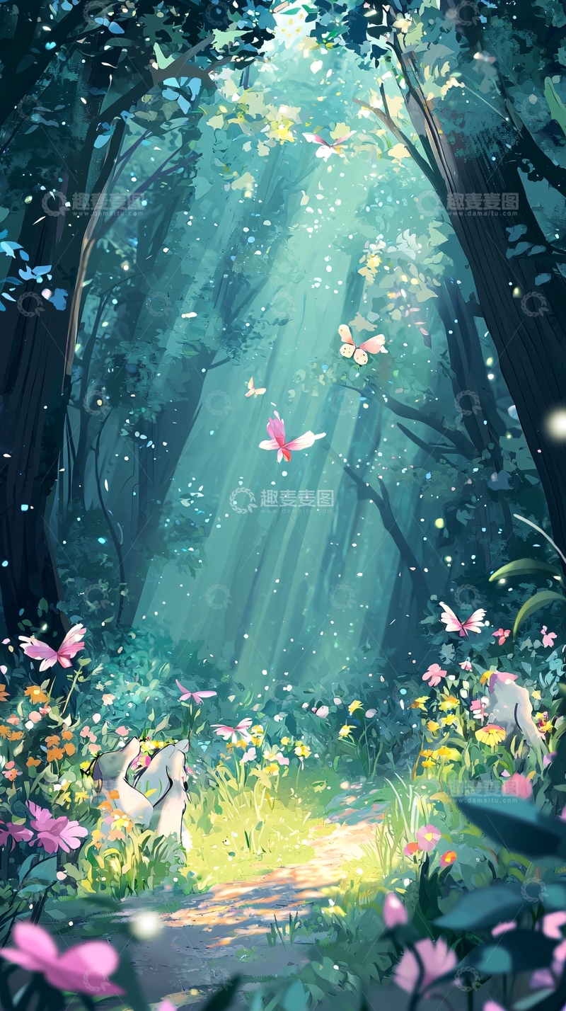 高清大图下载【趣麦麦图】梦幻森林