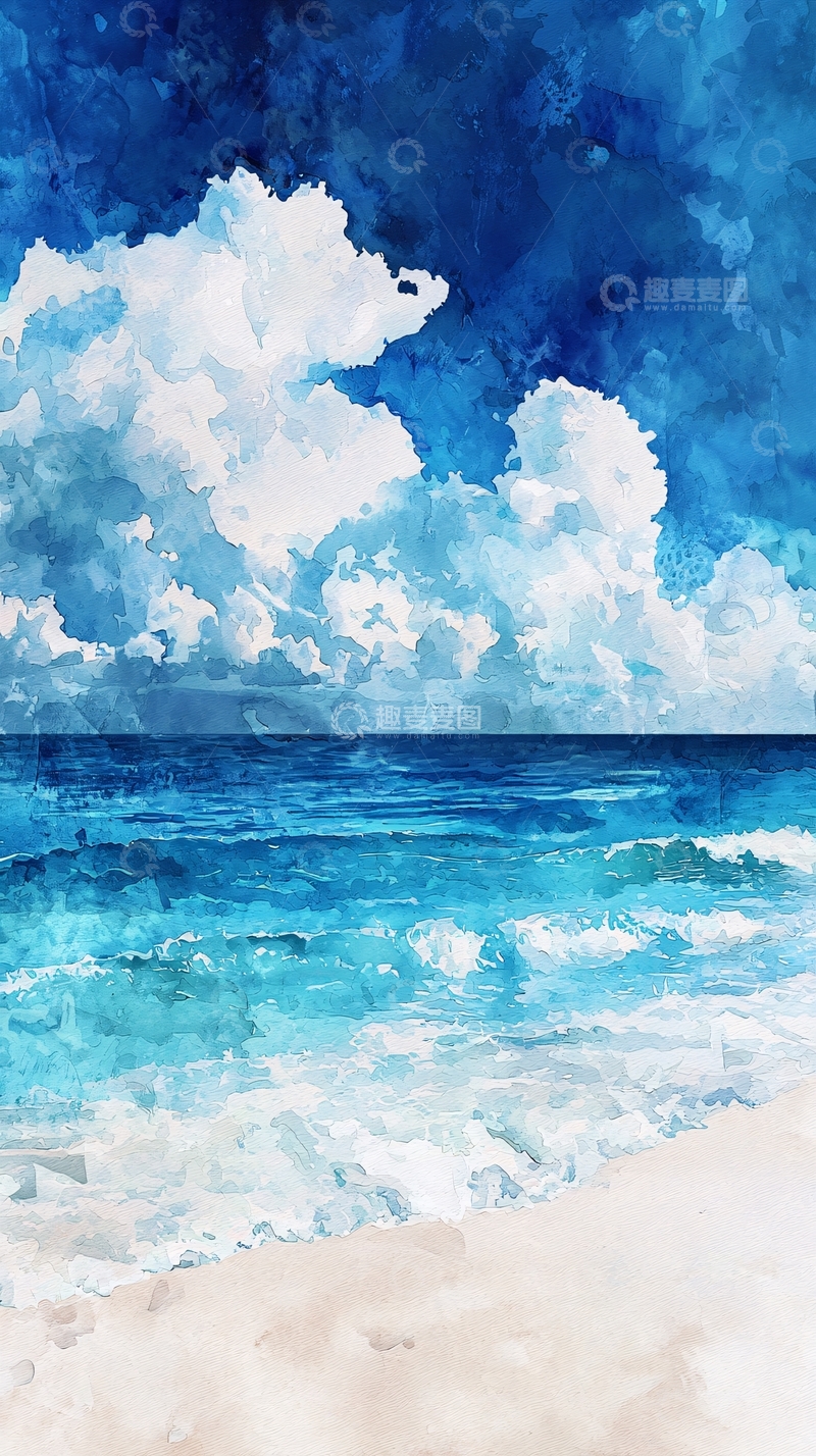 高清大图下载【趣麦麦图】海天一色