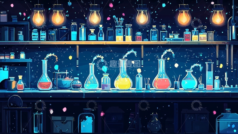 高清大图下载【趣麦麦图】梦幻实验室