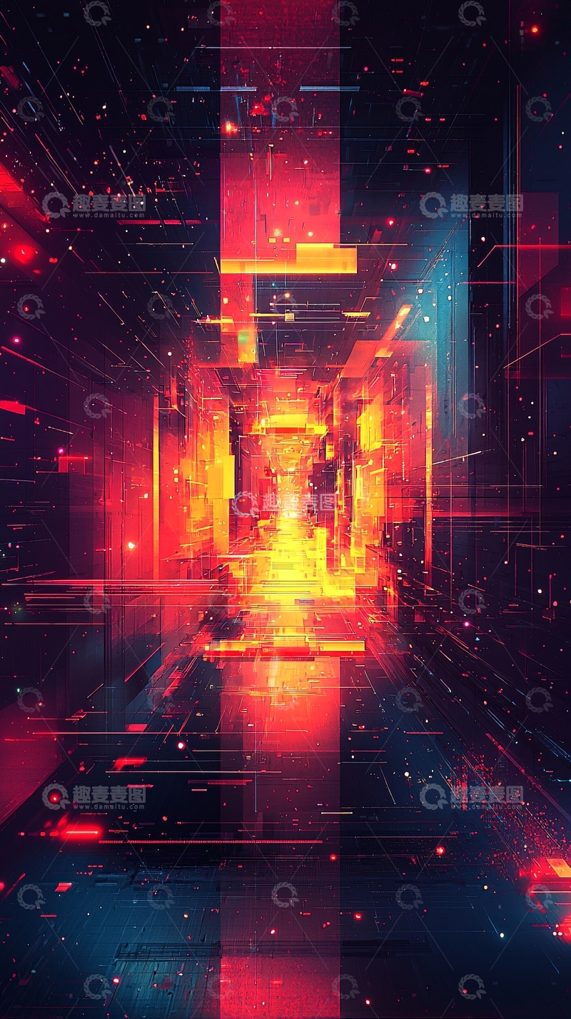 高清大图下载【趣麦麦图】抽象科技感