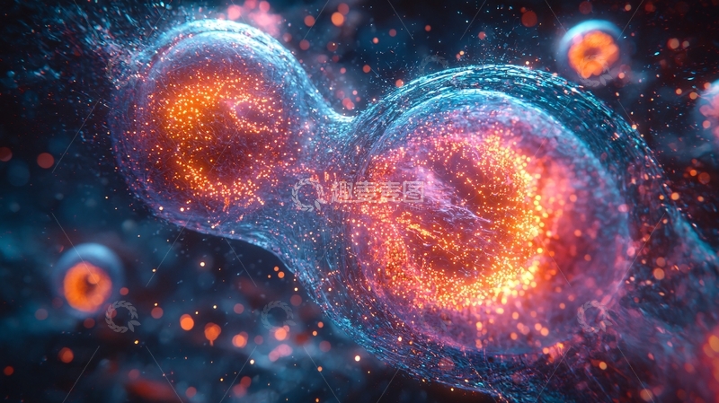 高清大图下载【趣麦麦图】细胞分裂过程