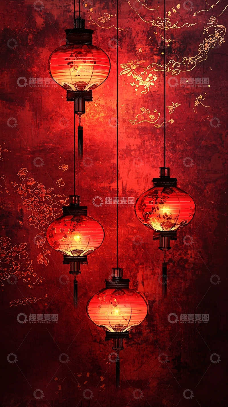 高清大图下载【趣麦麦图】红灯笼