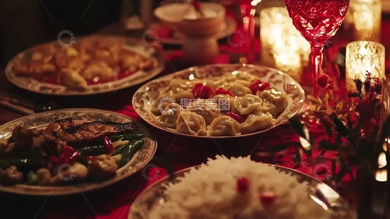 高清大图下载【趣麦麦图】传统中式喜宴