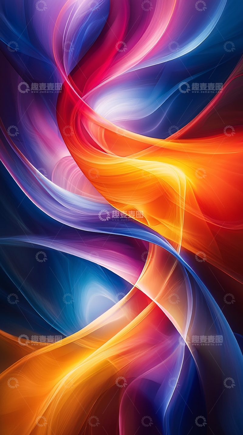高清大图下载【趣麦麦图】抽象艺术背景7