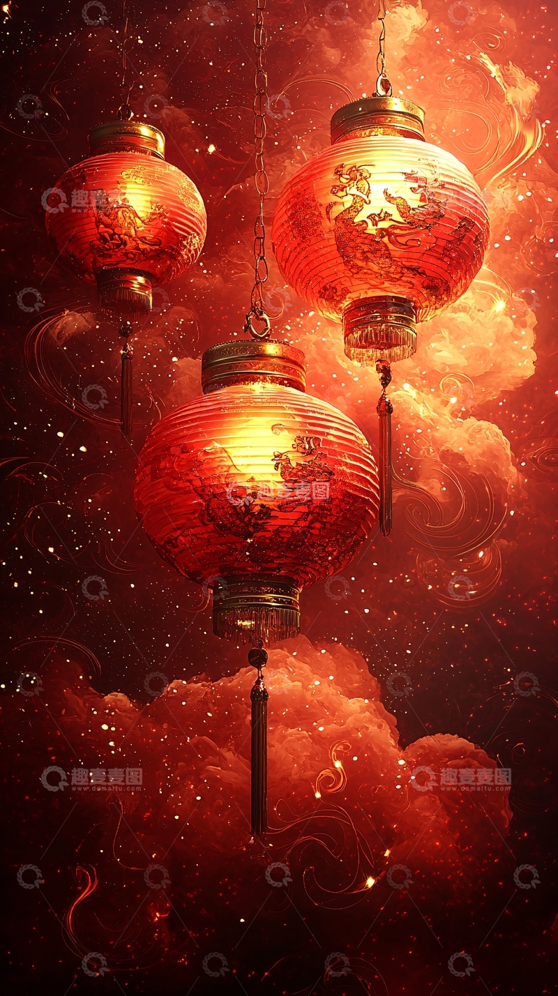 高清大图下载【趣麦麦图】红灯笼