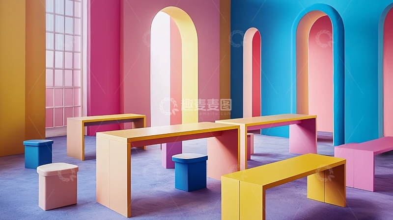 高清大图下载【趣麦麦图】彩色空间