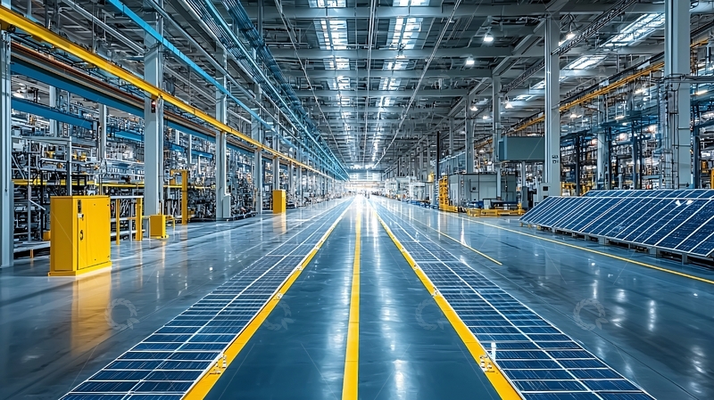 高清大图下载【趣麦麦图】现代化智能工厂车间