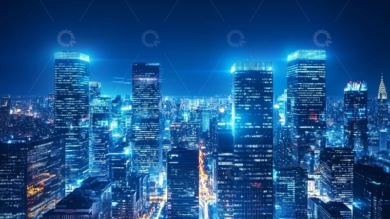 高清大图下载【趣麦麦图】夜景都市