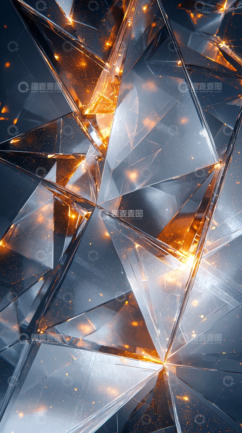 高清大图下载【趣麦麦图】晶莹剔透的几何图形