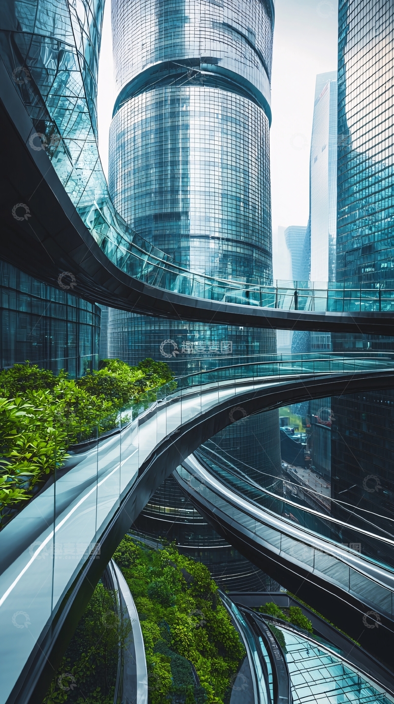 高清大图下载【趣麦麦图】现代都市建筑景观