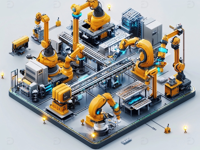 高清大图下载【趣麦麦图】智能工厂