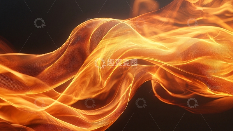 高清大图下载【趣麦麦图】火焰纹理