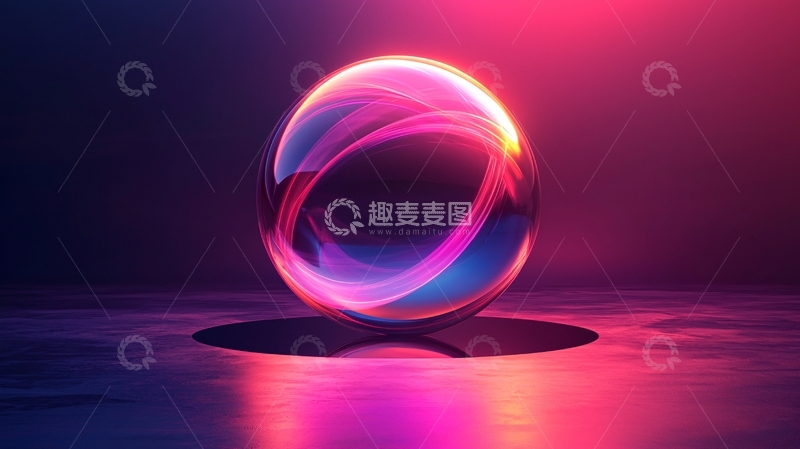 高清大图下载【趣麦麦图】晶莹剔透的光球