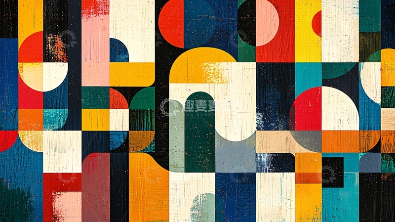 高清大图下载【趣麦麦图】抽象几何