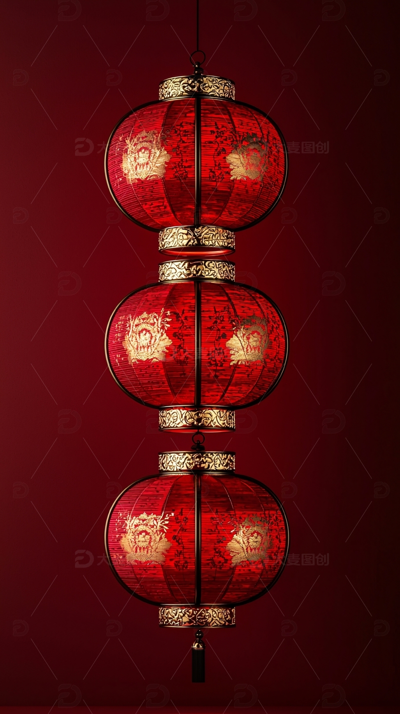 高清大图下载【趣麦麦图】红色灯笼