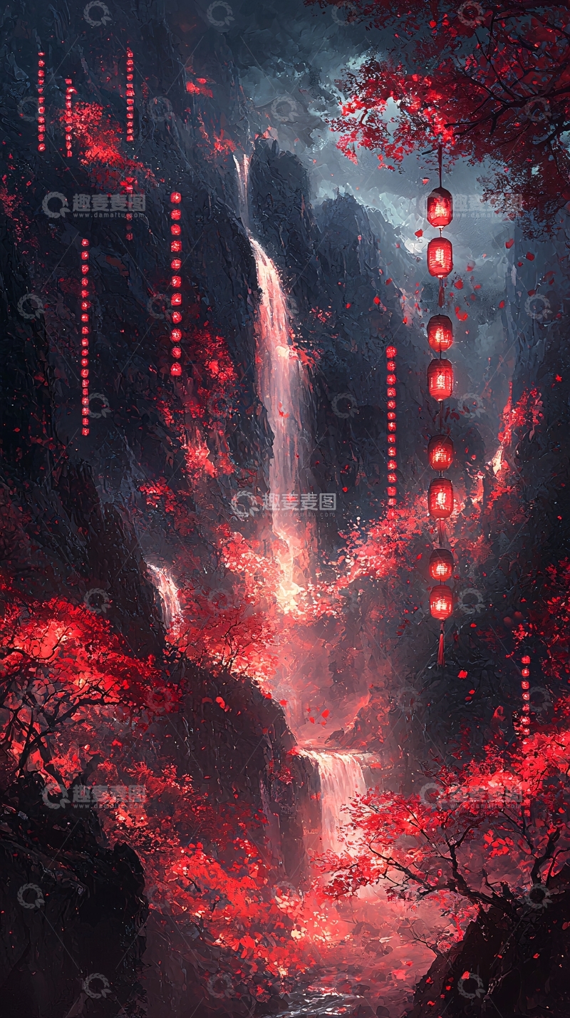 高清大图下载【趣麦麦图】水墨山水