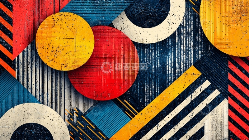 高清大图下载【趣麦麦图】抽象几何图形艺术