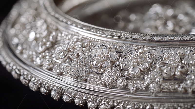 高清大图下载【趣麦麦图】精美的银器细节特写