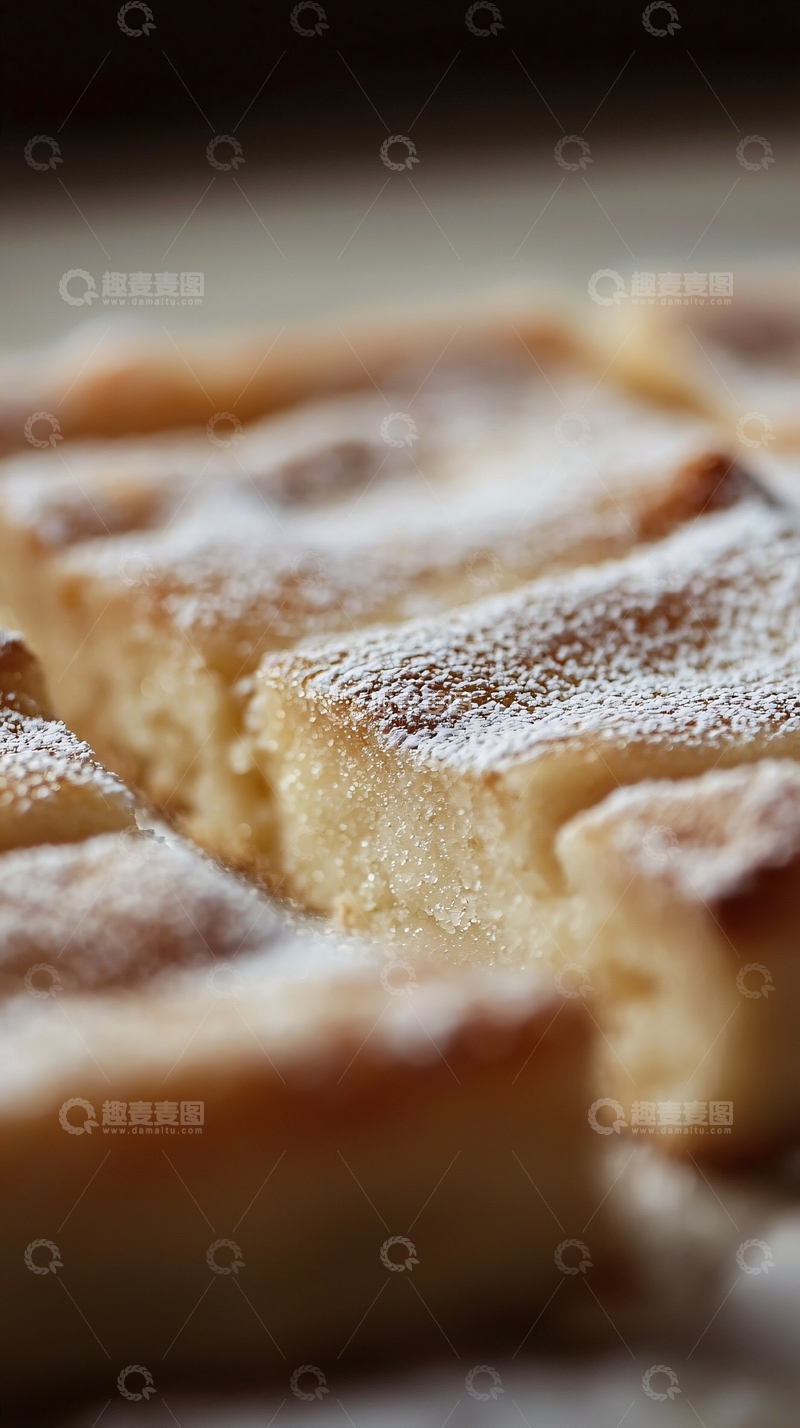 高清大图下载【趣麦麦图】撒了糖粉的美味烘焙