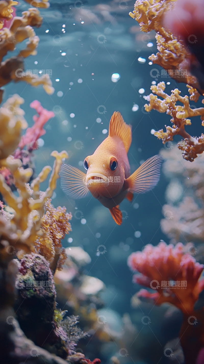 高清大图下载【趣麦麦图】珊瑚礁鱼类