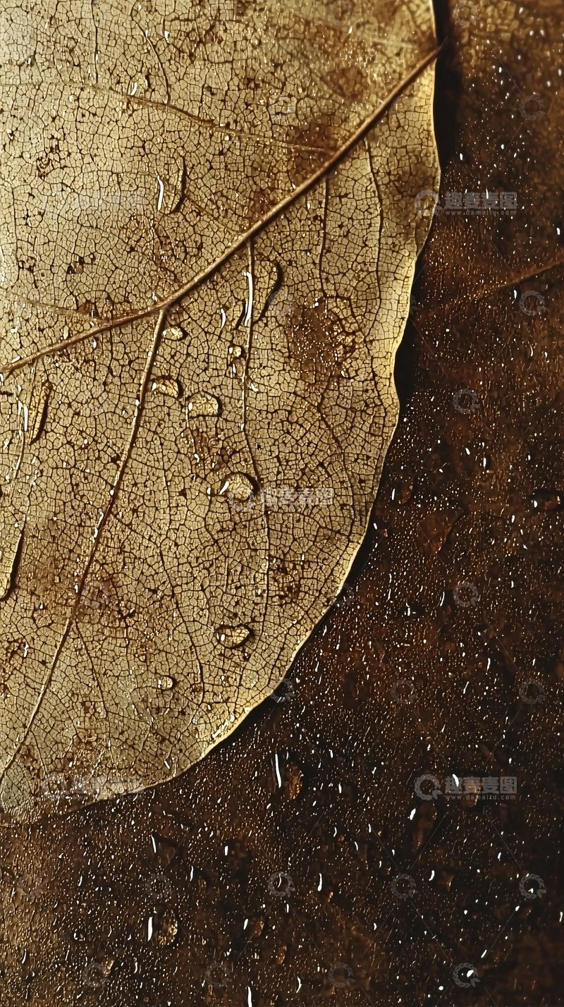 高清大图下载【趣麦麦图】枯叶特写