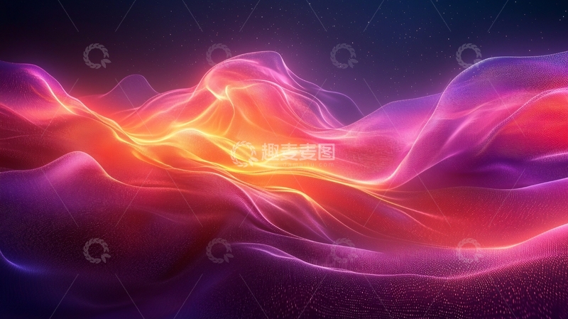 高清大图下载【趣麦麦图】绚丽光线抽象背景