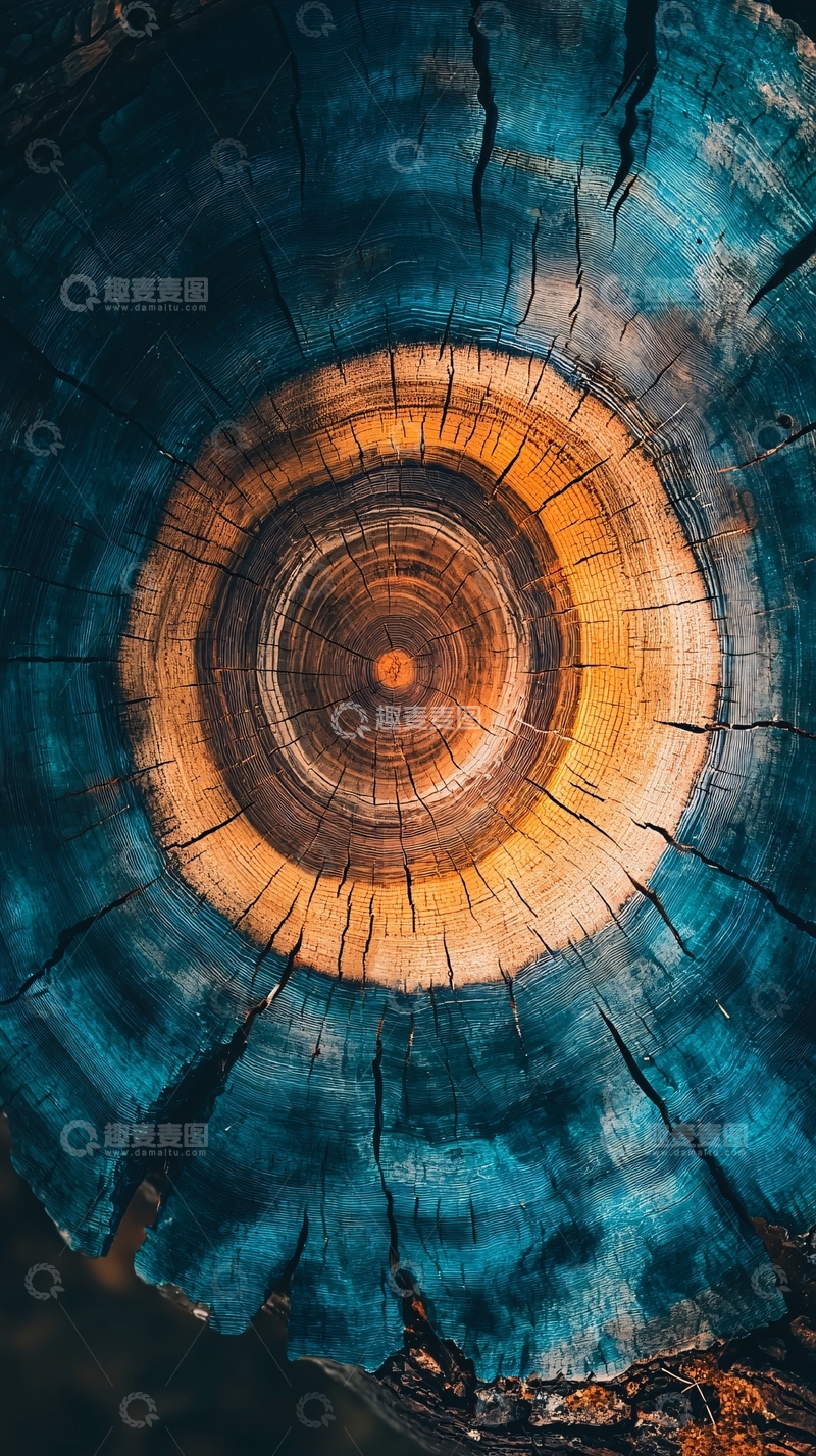 高清大图下载【趣麦麦图】树木年轮纹理