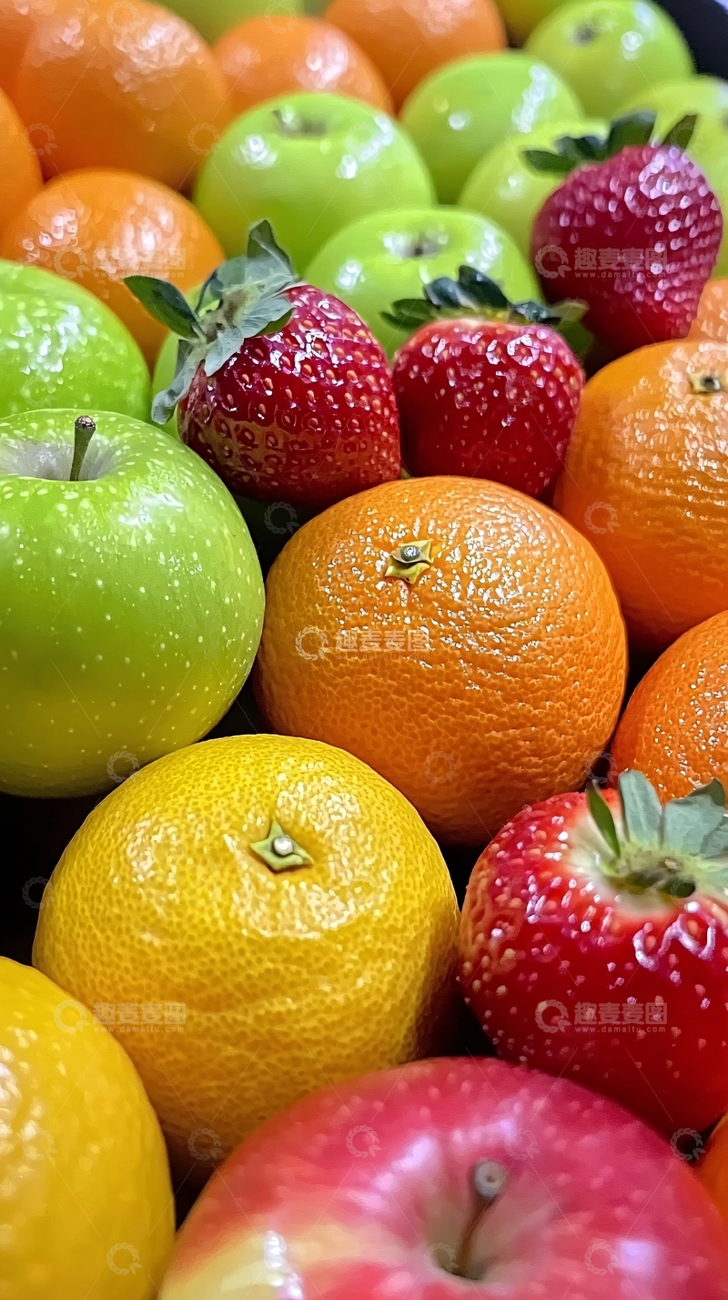 高清大图下载【趣麦麦图】新鲜水果组合