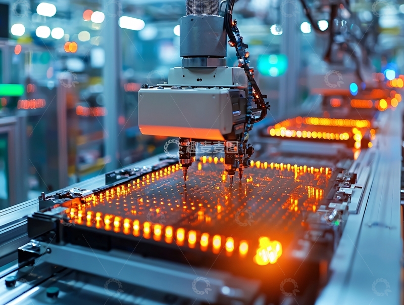 高清大图下载【趣麦麦图】自动化生产线