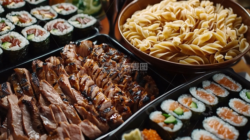 高清大图下载【趣麦麦图】日式料理盛宴