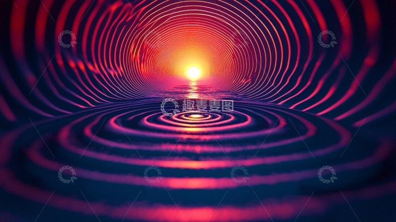 高清大图下载【趣麦麦图】光圈隧道