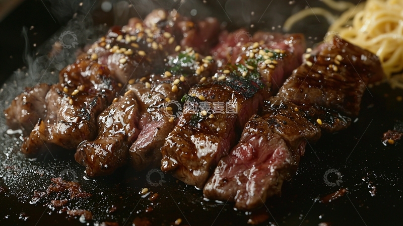 高清大图下载【趣麦麦图】铁板烧牛肉