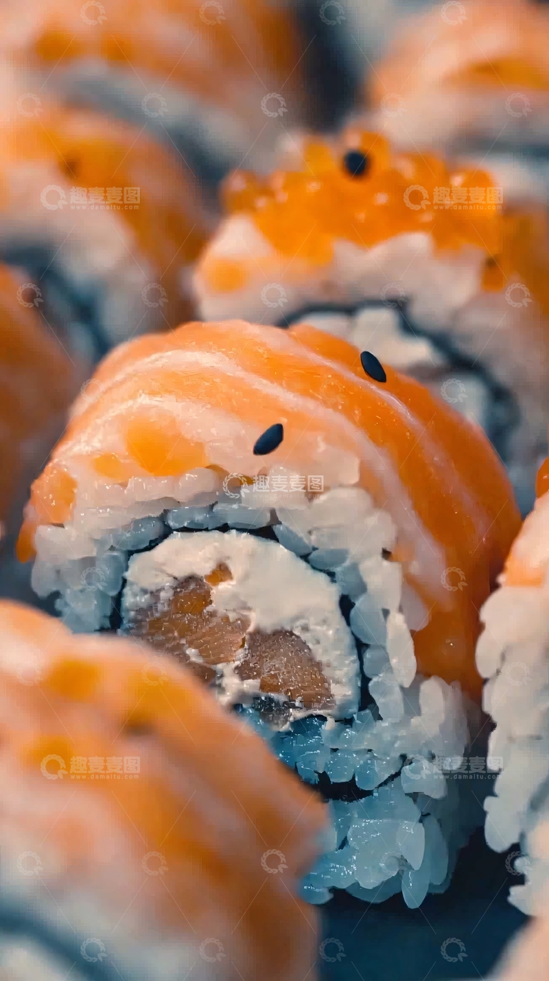 高清大图下载【趣麦麦图】美味寿司特写
