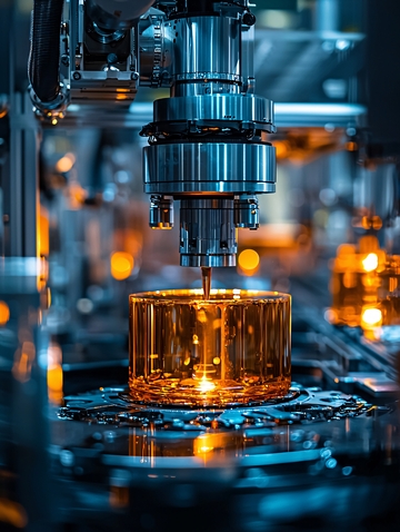 金属加工设备特写