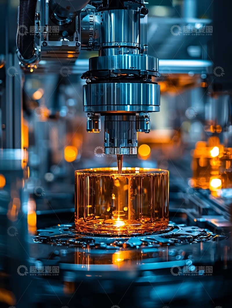 高清大图下载【趣麦麦图】金属加工设备特写