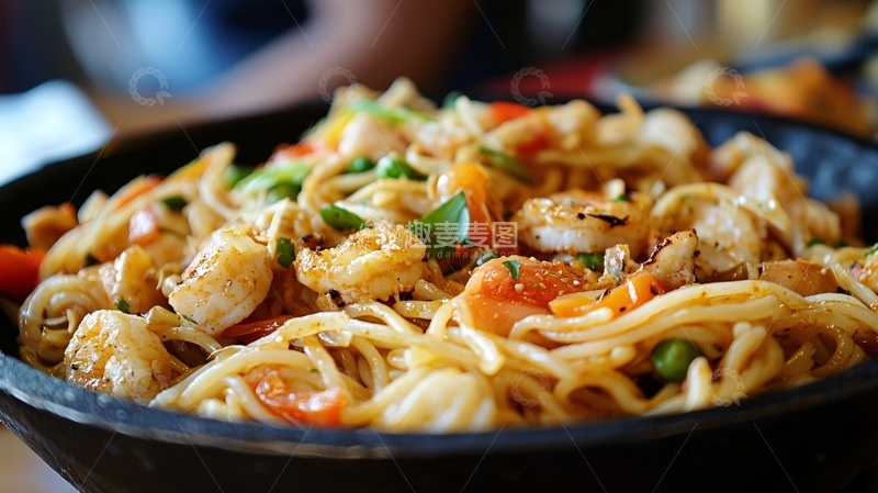 高清大图下载【趣麦麦图】色香味俱全的炒面