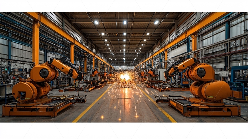 高清大图下载【趣麦麦图】工业自动化生产线11