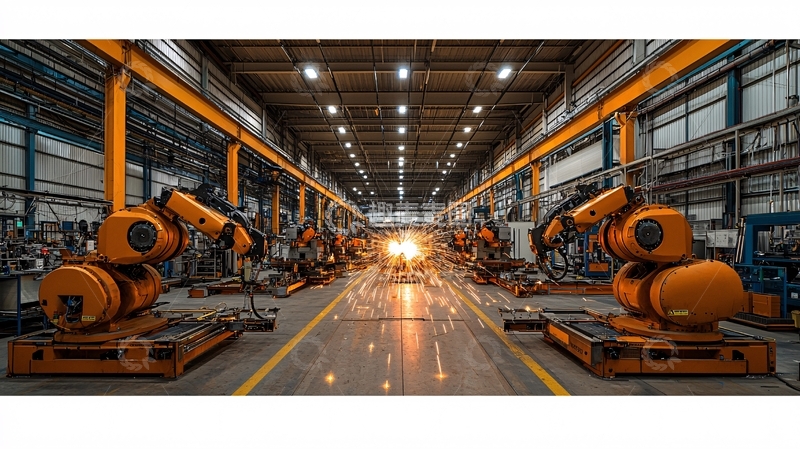 高清大图下载【趣麦麦图】工业自动化生产线11